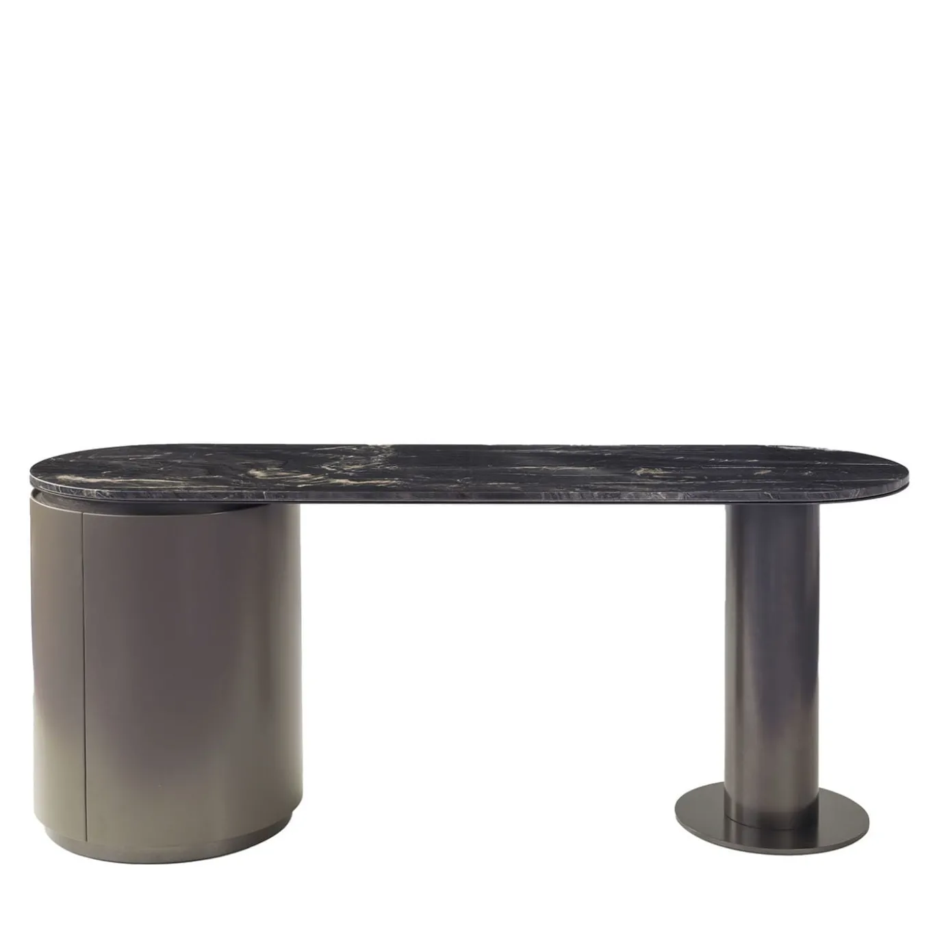 Vanity Loop Table with Marble Top