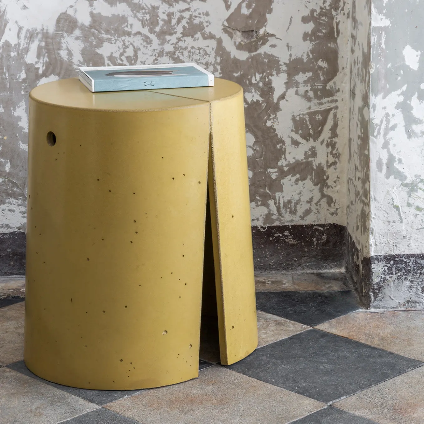 Varco Honey Yellow Stool