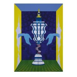 Vaso d'Avorio Print On Viscose - Limited Edition of 15 Pieces