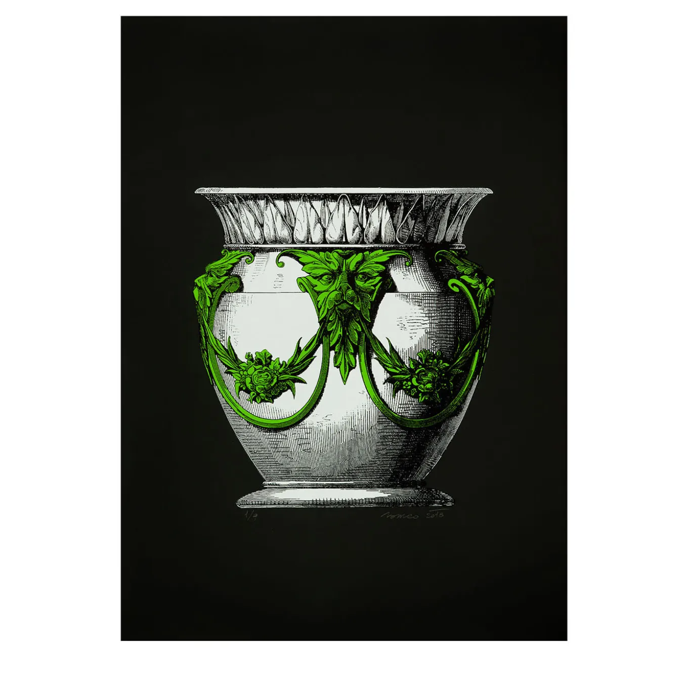 Vaso Verde Print