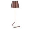 Vega Triangle Antiqued-Copper&Brass Wireless Table Lamp by Harari