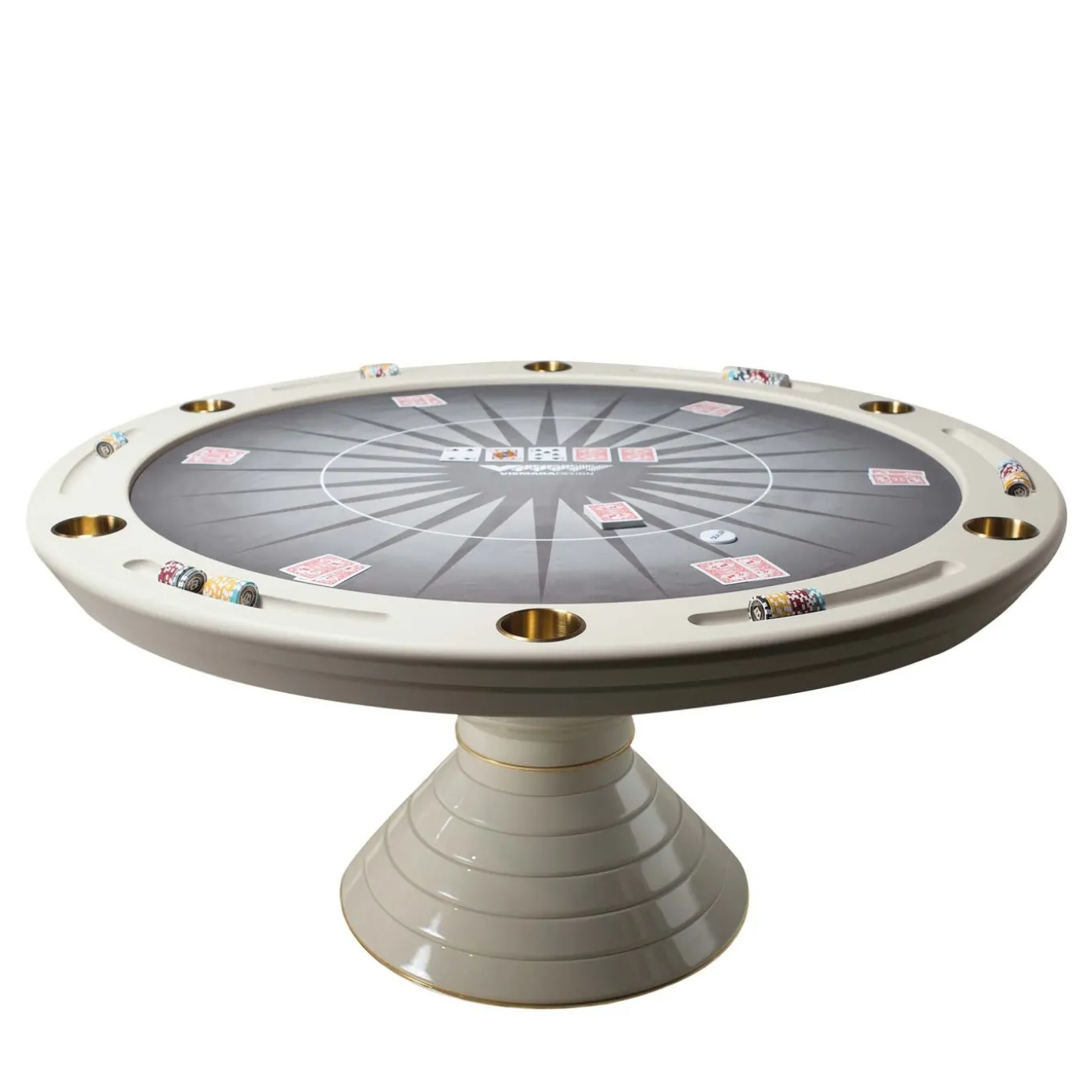 Vegas 160 Poker table by Pino Vismara