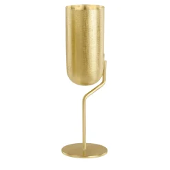 Velvet 1 Light Gold Brass Flute