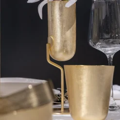 Velvet 1 Light Gold Brass Flute