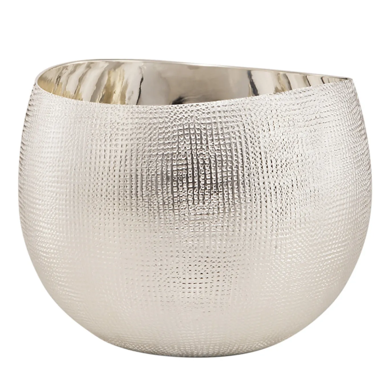 Velvet Glass Silvered Brass