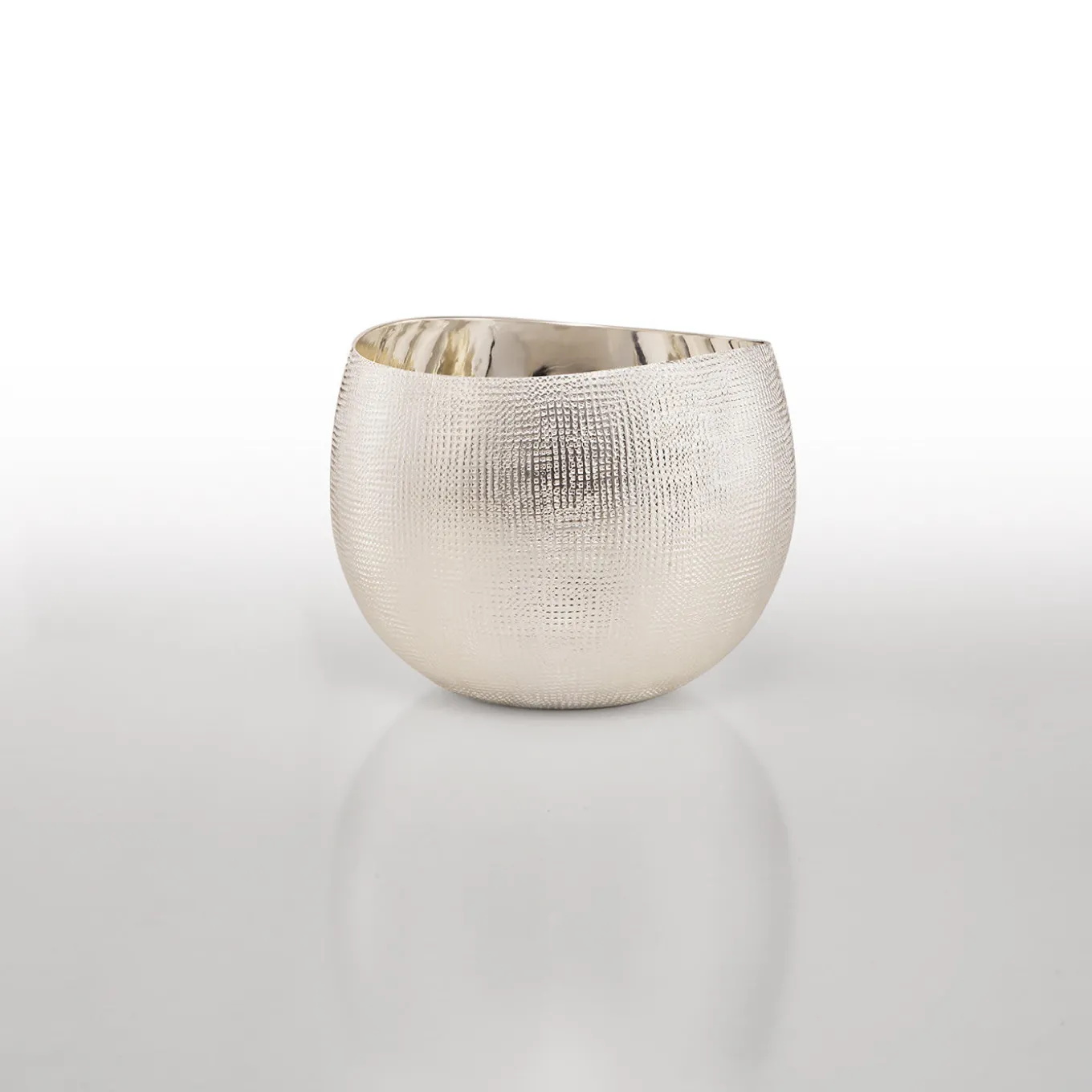 Velvet Glass Silvered Brass