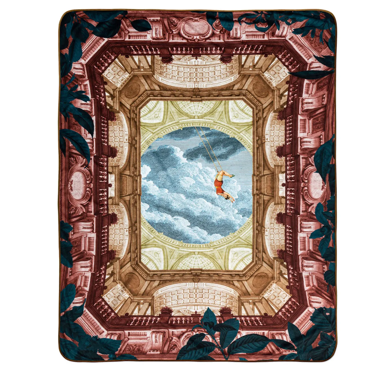 Velvet plaid with Acrobat and ceiling