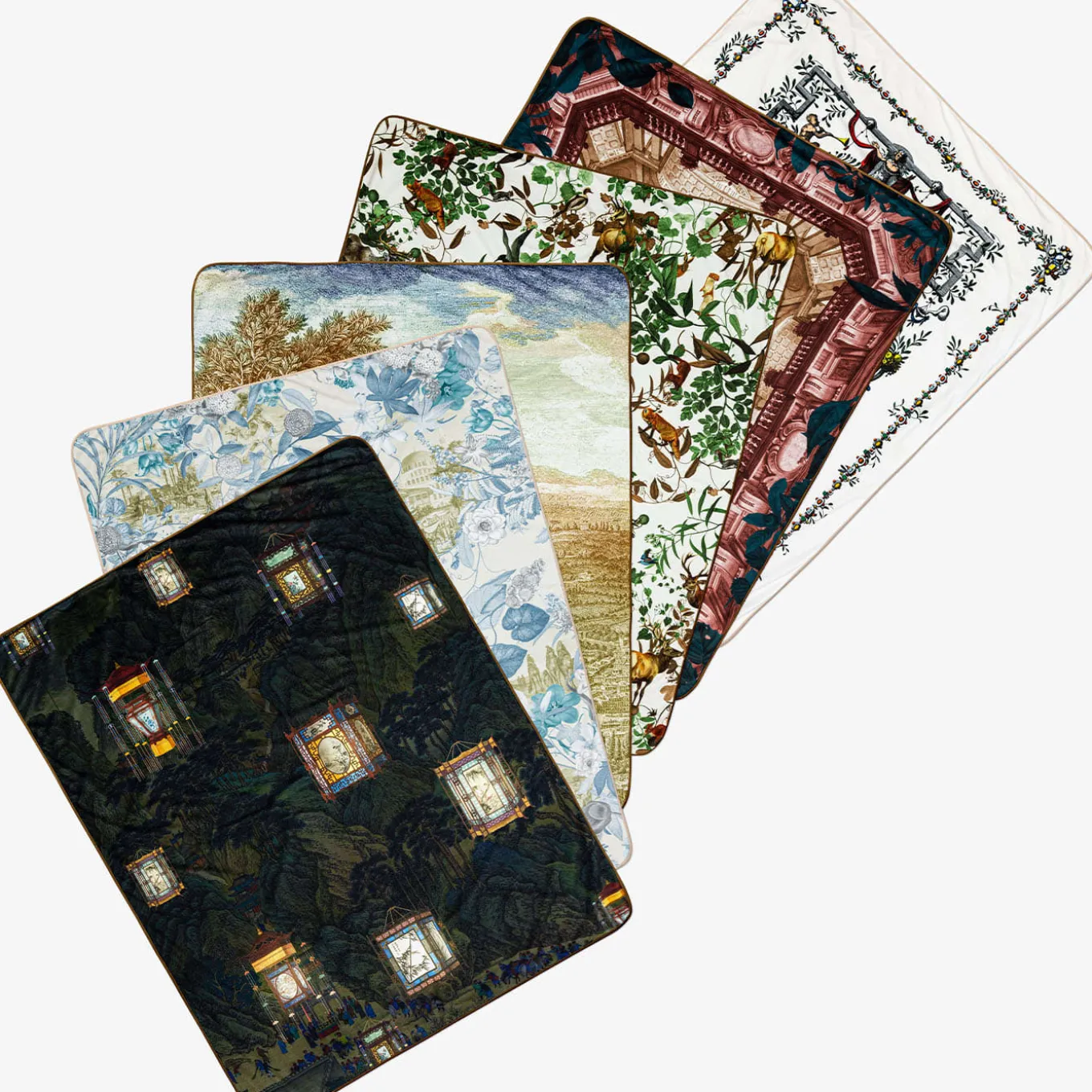 Velvet plaid with Acrobat and ceiling