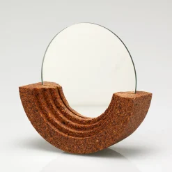 Veneris Set of 1 Mirror and 2 Containers by Nunzia Ponsillo