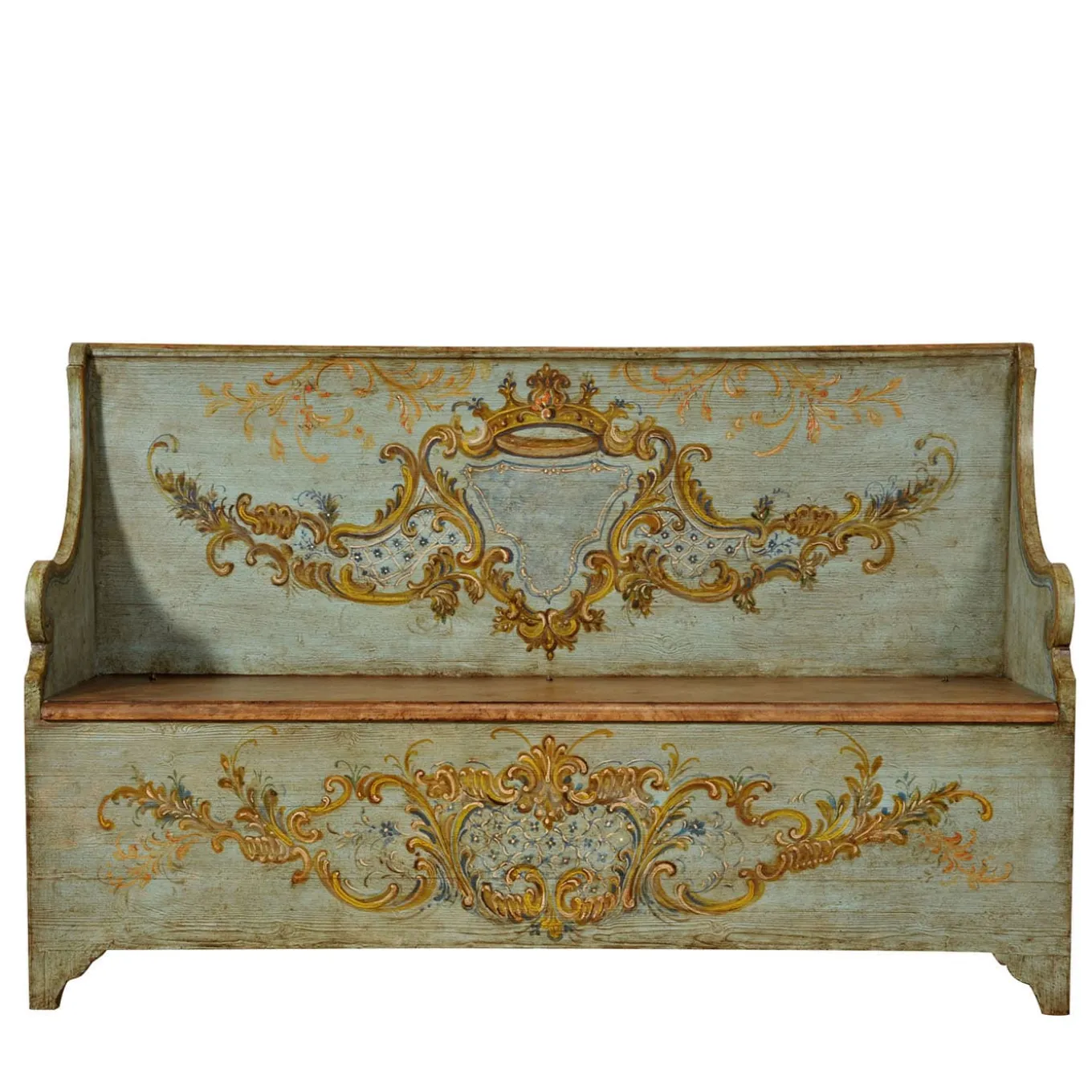 Venezia '700 Luigi XV Venetian-Baroque Storage Bench