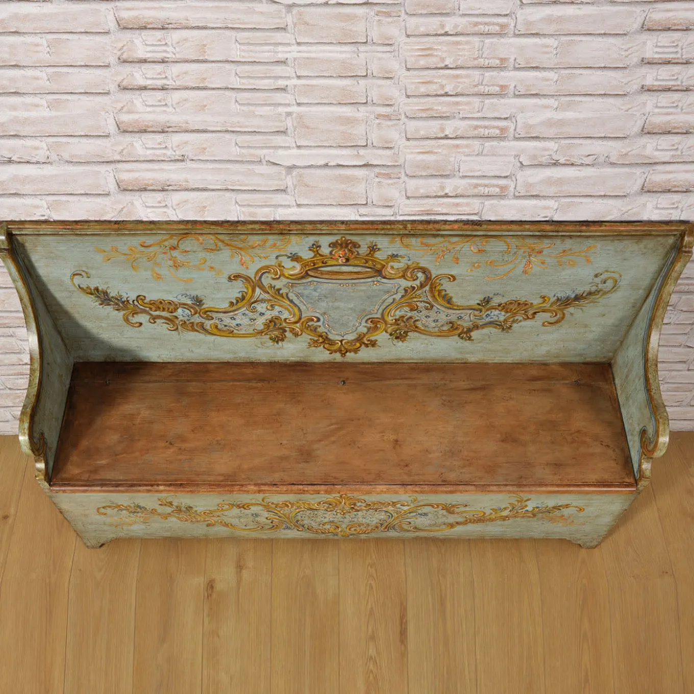 Venezia '700 Luigi XV Venetian-Baroque Storage Bench