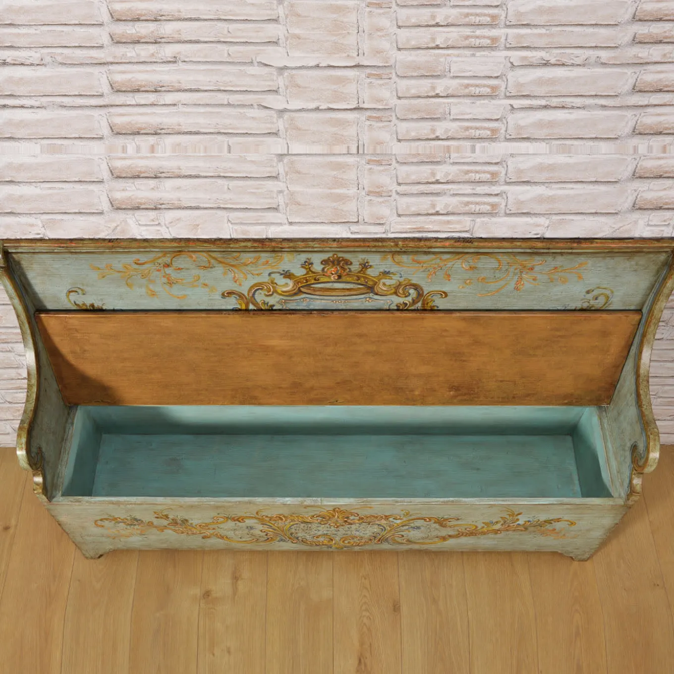 Venezia '700 Luigi XV Venetian-Baroque Storage Bench