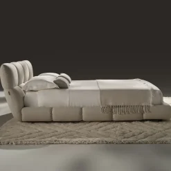 Venice Beige Fabric Bed