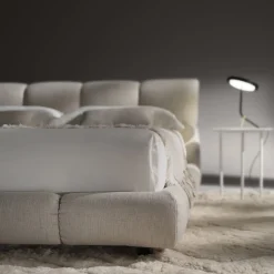 Venice Beige Fabric Bed