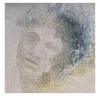 Venus Emerges Beige Textured Resin Painting