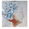 Venus Gaze Beige Textured Resin Painting