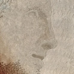 Venus Gaze Beige Textured Resin Painting