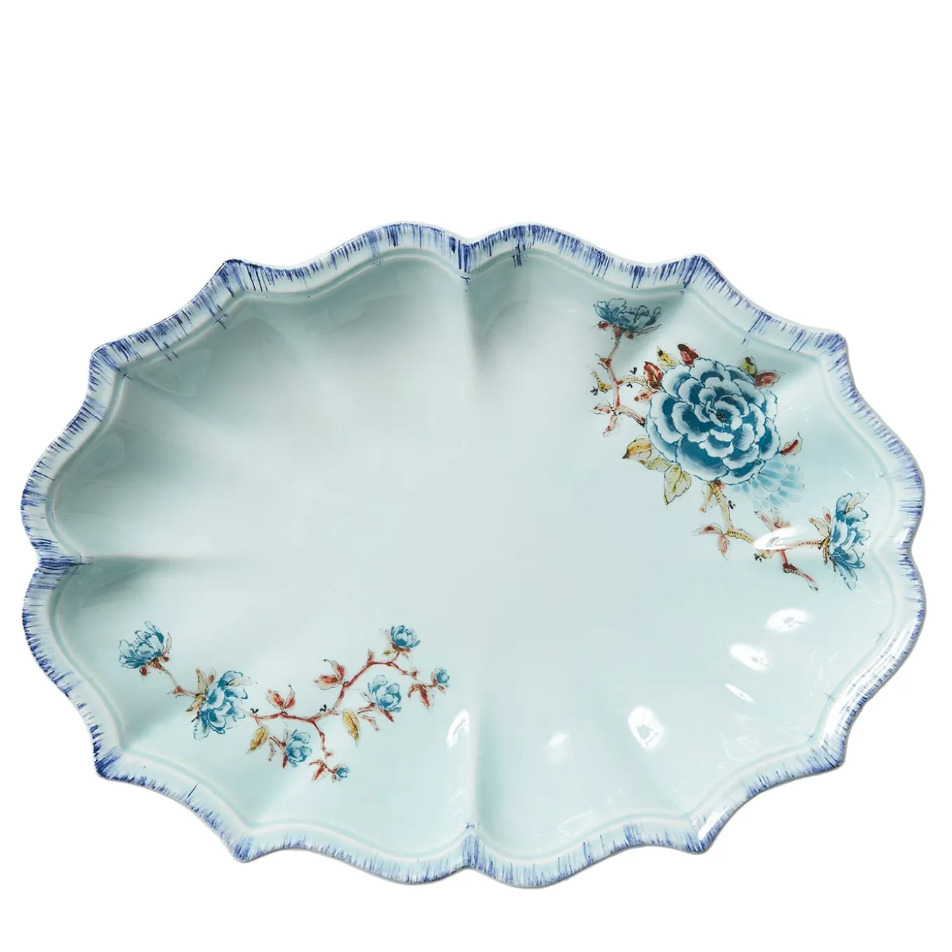 VERANDA TURCHESE BASSANO SERVING PLATE