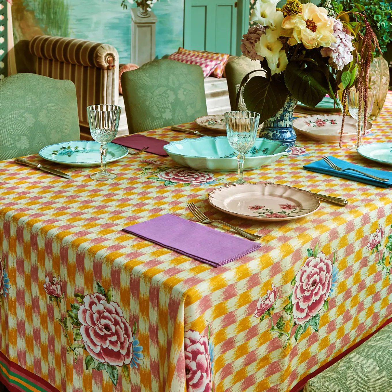 VERANDA TURCHESE BASSANO SERVING PLATE