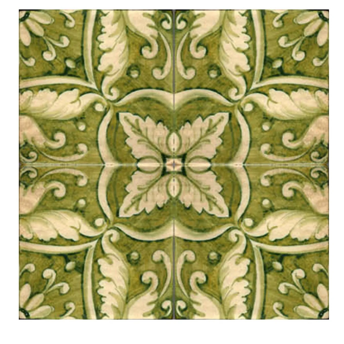 Verde Collina Set of 4 Tiles #4