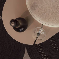 Versatile Golden & Silvery Pouf