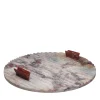 Versi marble round tray by Patricia Urquiola