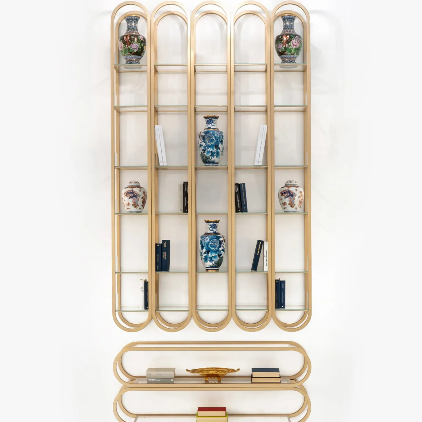 VERTICAL METAL BOOKCASE