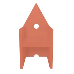 Vescovina Orange Armchair by Lanfranco Benvenuti