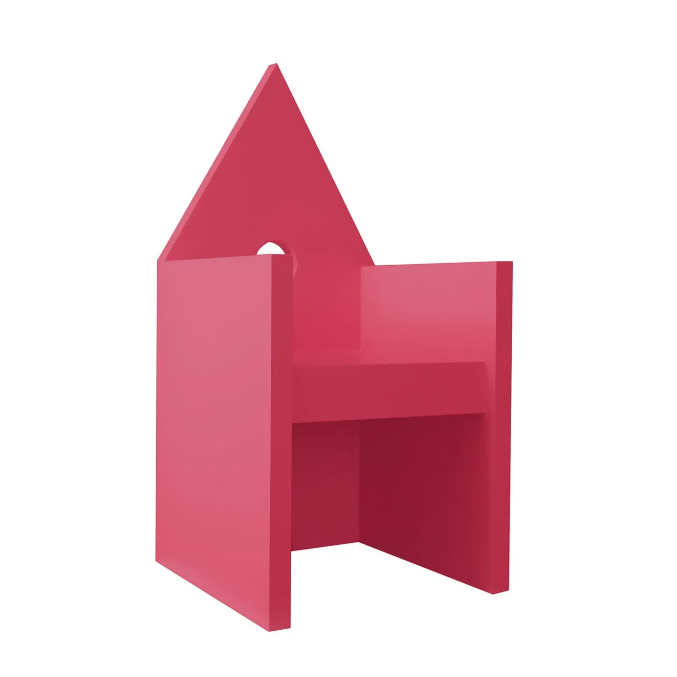 Vescovina Viva Magenta Chair by Lanfranco Benvenuti