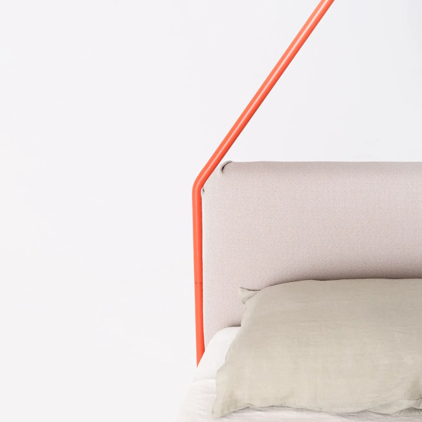 Vetta Orange Iron Canopy Double Bed by Luca Madonini