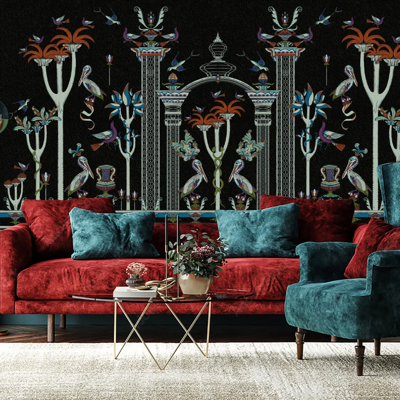 Via Salvestrina 12 Nero Mezzanotte Wallpaper