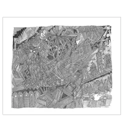Viaggio Periglioso - Pen Drawing On Paper