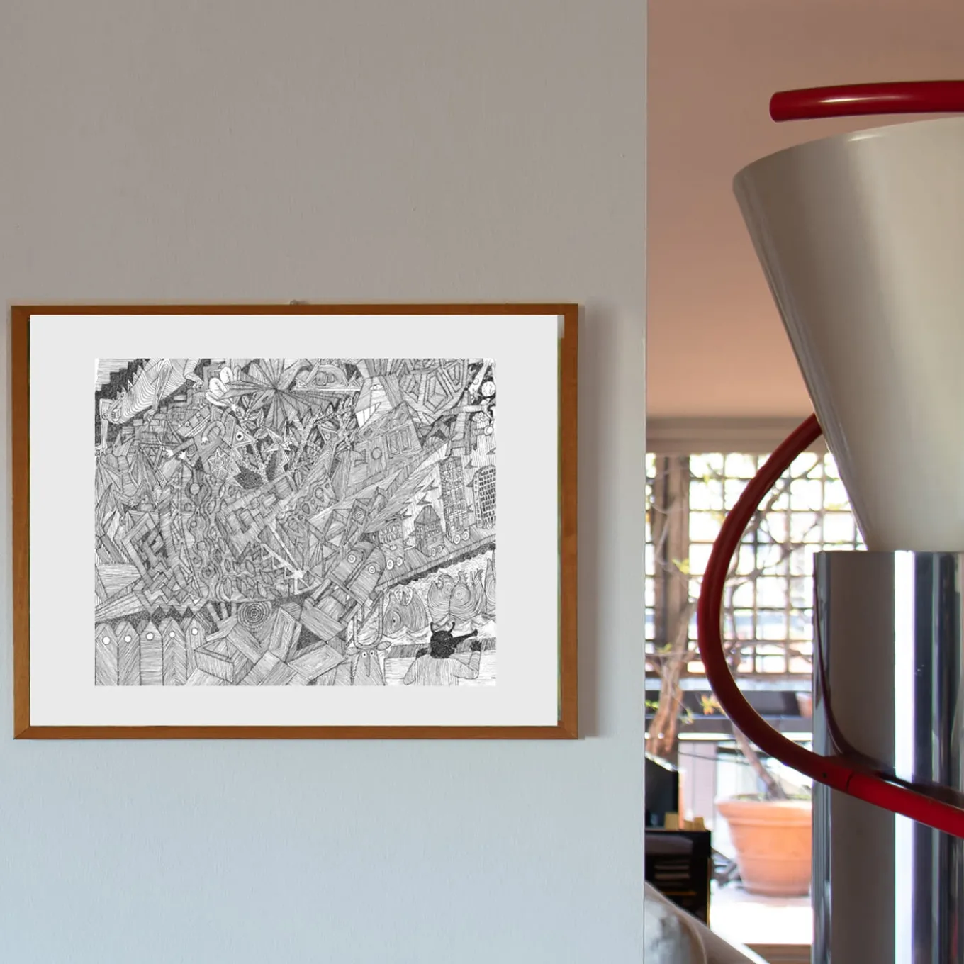 Viaggio Periglioso - Pen Drawing On Paper