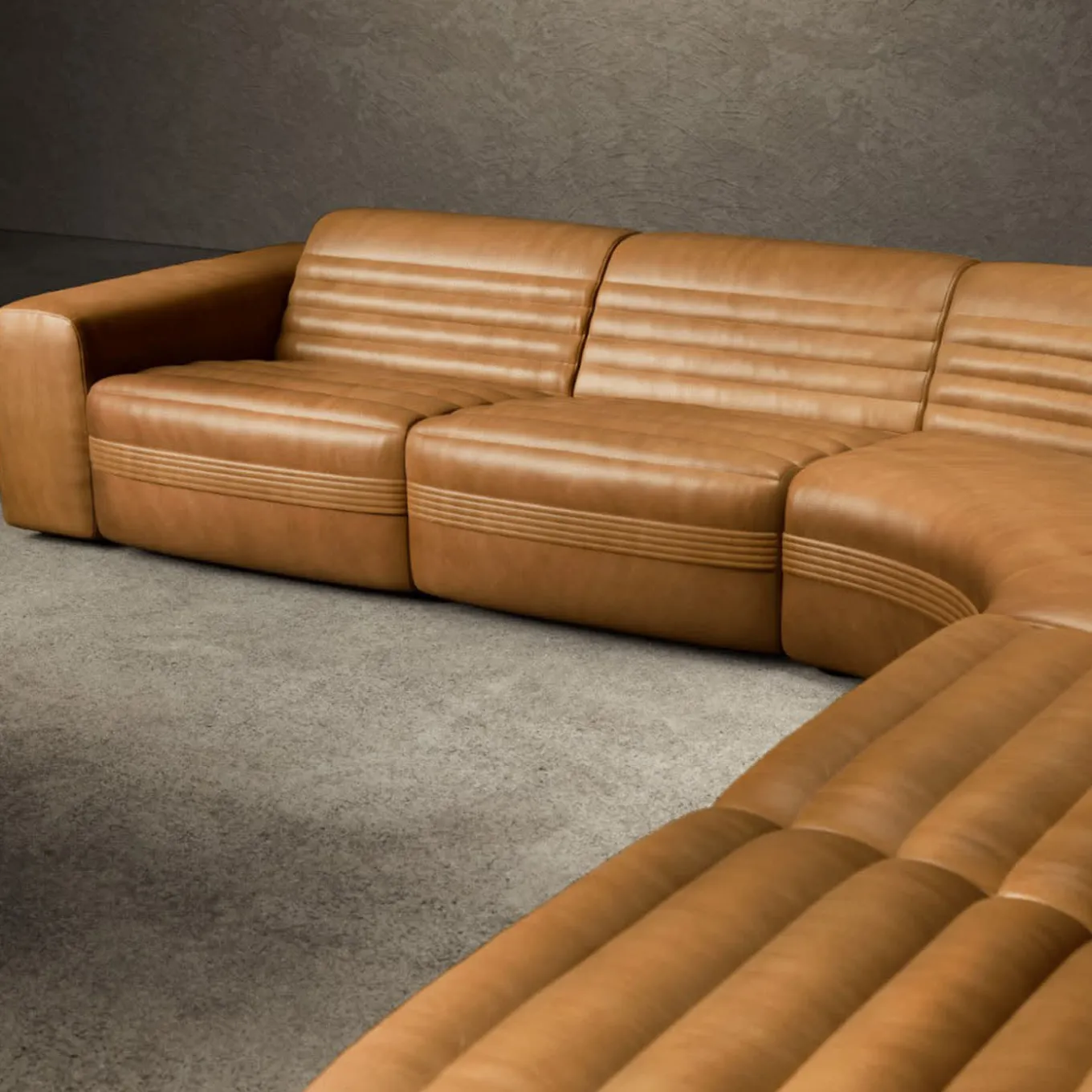 Vicious Modular Leather Sofa