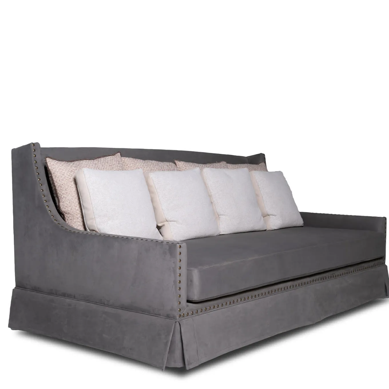 Victor Gray Fabric Daybed Sofa