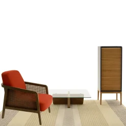 Vienna - Lounge Armchair Red