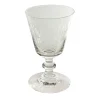 Vienna Set of 6 Etched Transparent Wine Glasses