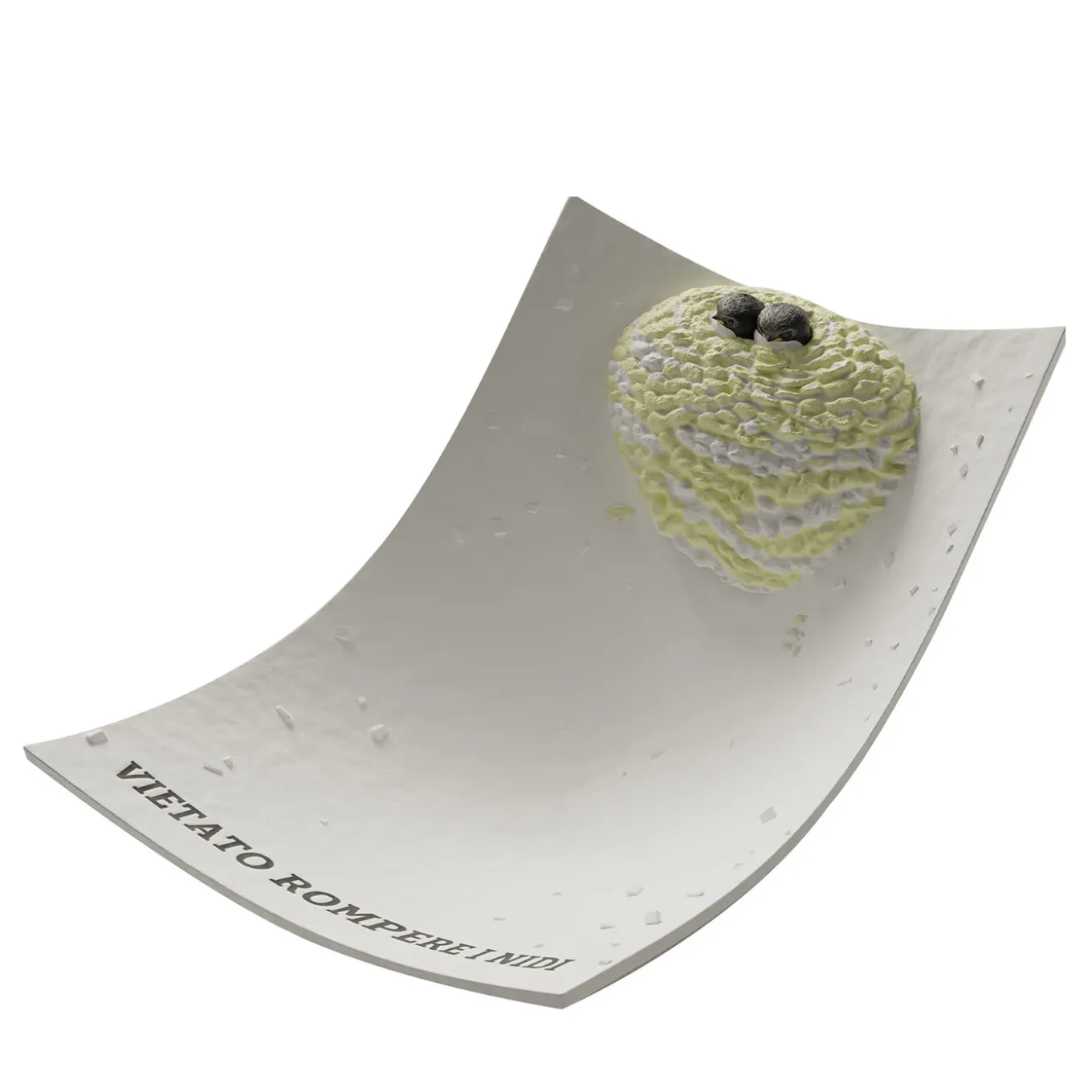 Vietato Rompere i Nidi Sculpture by Francesco Acone