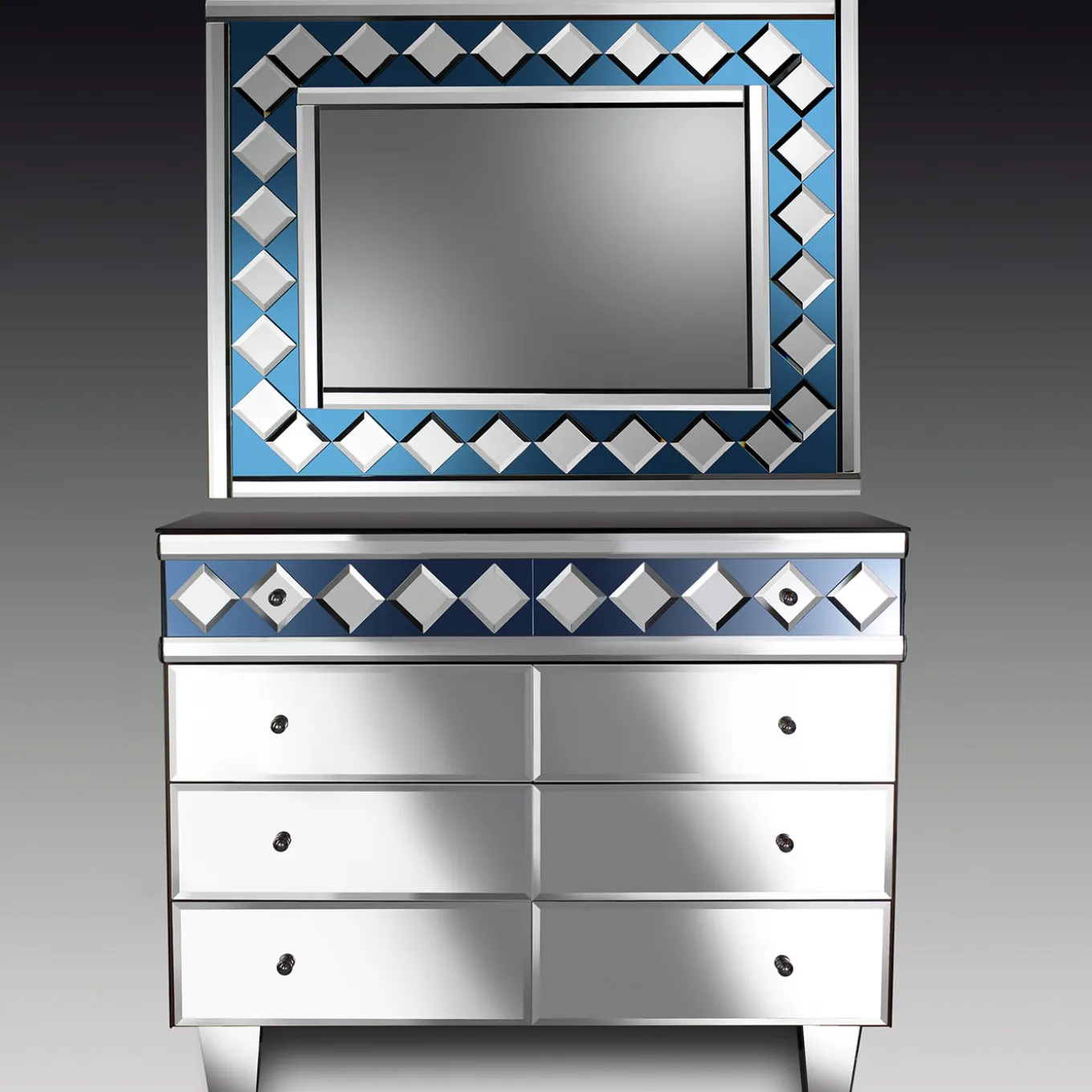 Vignole Glass Dresser