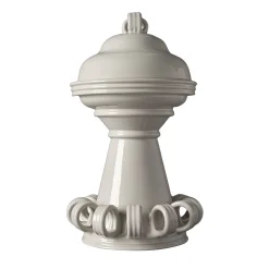 Vintage-Style White Cookie Jar by Pierre Marie Agin