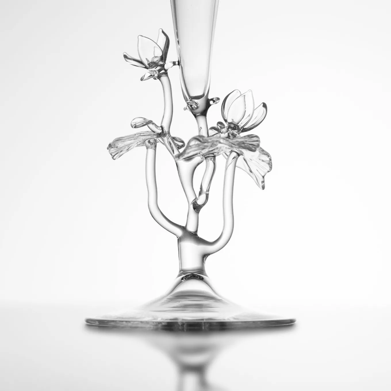 Viola Odorata Glass Flute