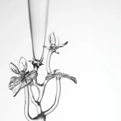 Viola Odorata Glass Flute