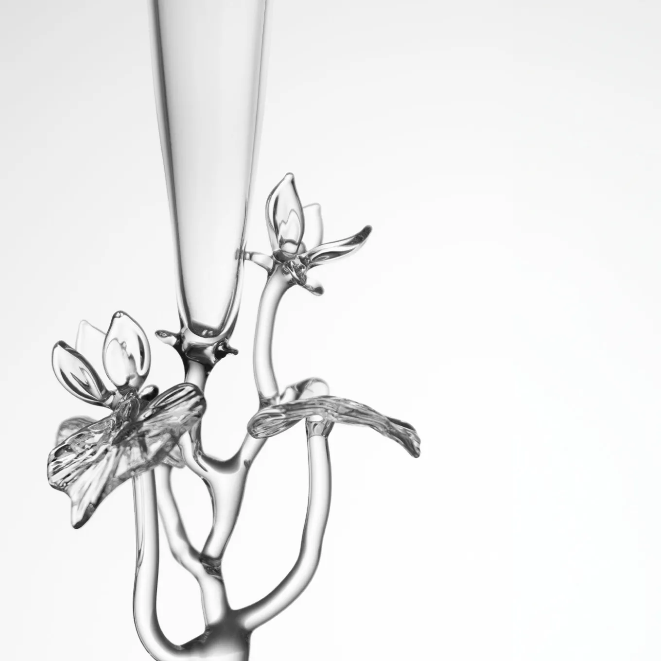 Viola Odorata Glass Flute