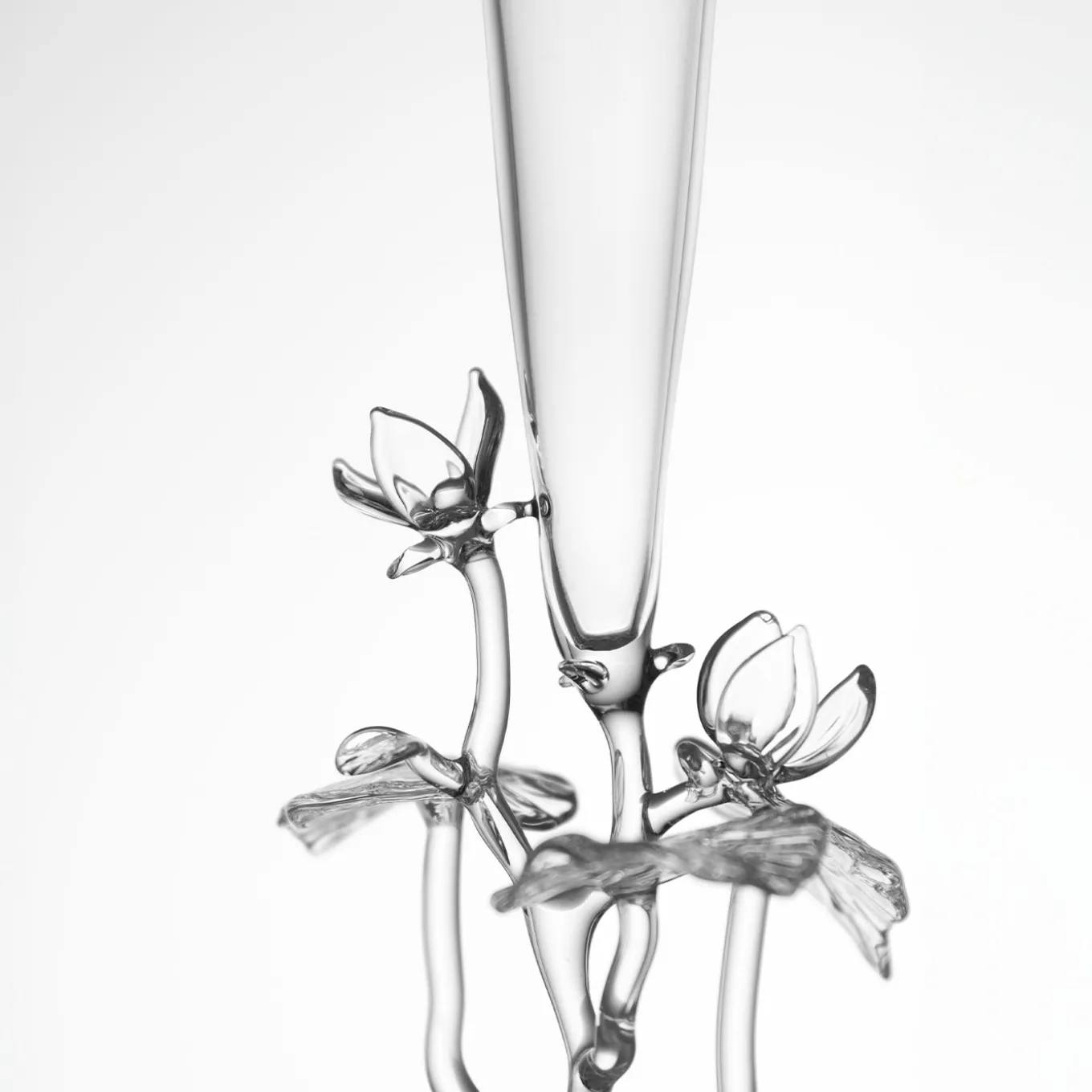 Viola Odorata Glass Flute