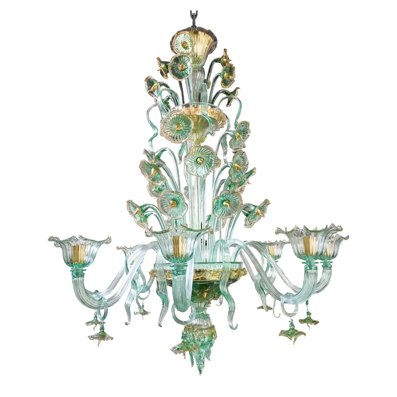 Violante Green Chandelier
