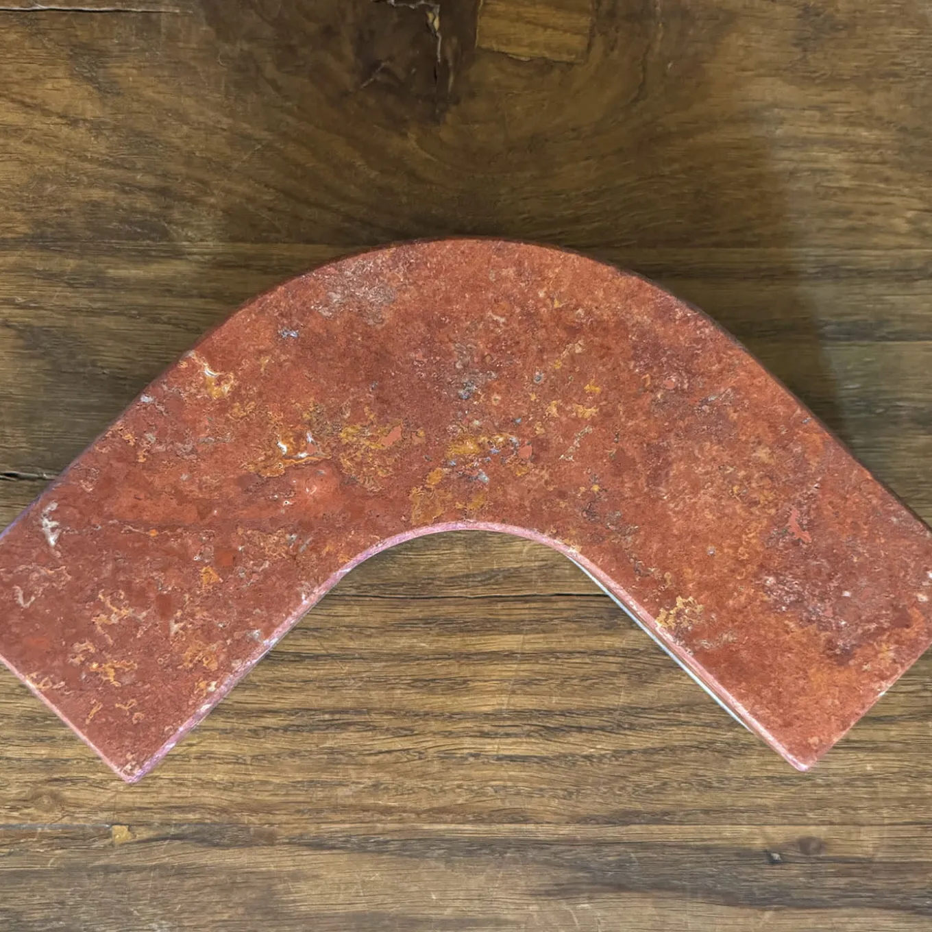 Virgola Roman and Persian Travertine Bookend