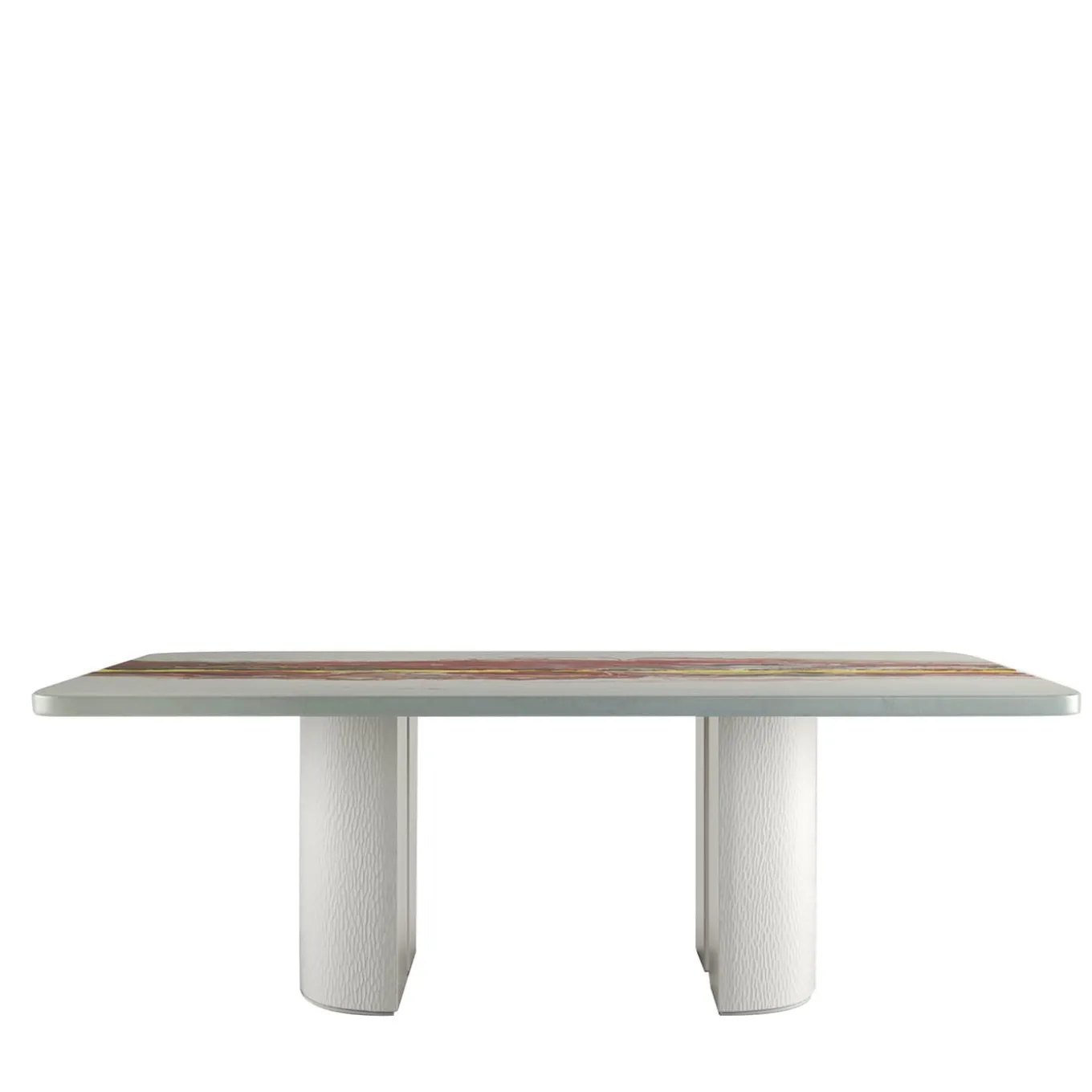 Vitae Rectangular Polychrome Wooden Dining Table