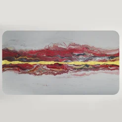 Vitae Rectangular Polychrome Wooden Dining Table