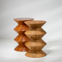 Vitis Natural Wood Stool