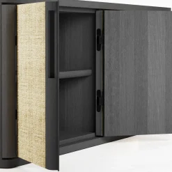 Vittorio Miel Natural Raphia Sideboard